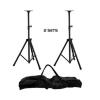 COPPIA STAND TREPPIEDE KARMA PE 5P IN METALLO PER DIFFUSORI – ESTENSIONE DA 1,1mt A 1,8mt